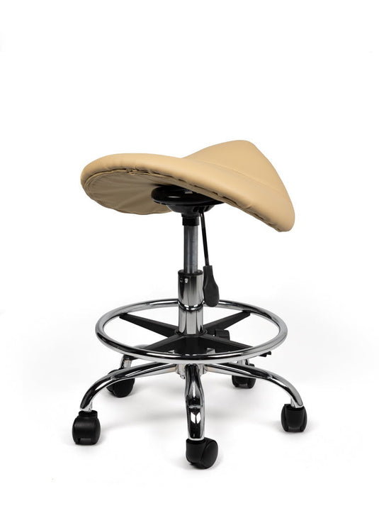 Zadelkruk met voetring • Beige • Laag